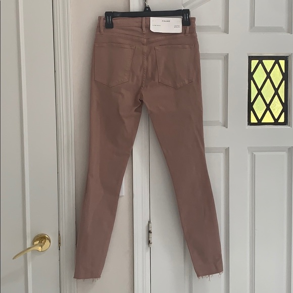 Frame Le High Skinny Jeans in Dusty Rose Size 26 - Picture 3 of 12